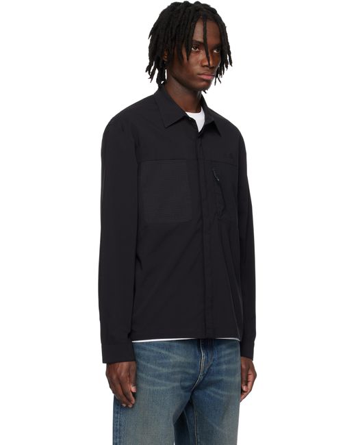 メンズ The North Face ブラック Lightrange 長袖シャツ Black