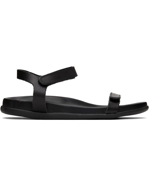 Sandales poros noires Ancient Greek Sandals en coloris Black