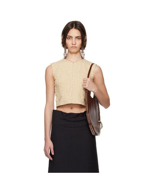Tory Burch Black Wool Silk Top