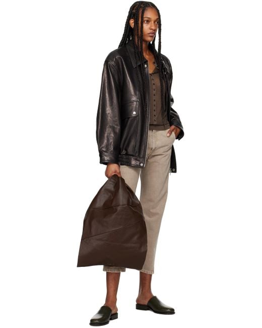 Kassl Brown Susan Bijl Edition 'the New Shopping Bag' Tote