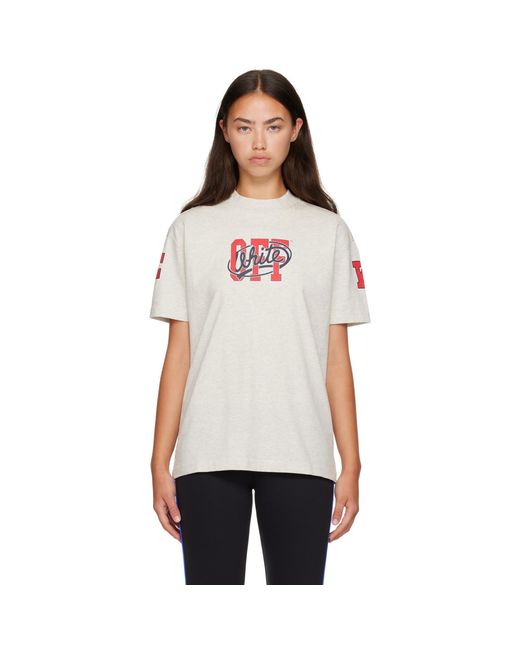 Off-White c/o Virgil Abloh White 'Off' College T-Shirt