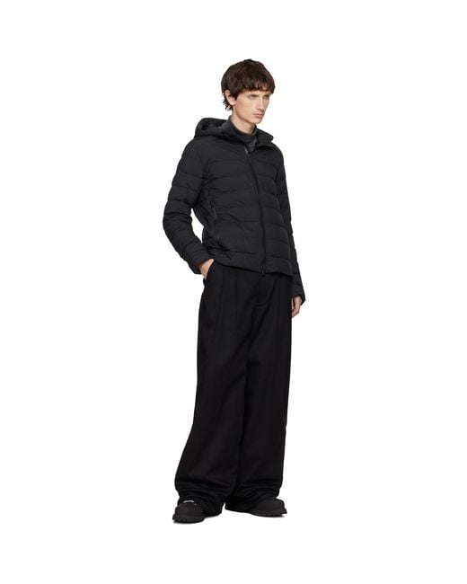 Canada Goose Black Crofton Enduraluxe Down Jacket for men