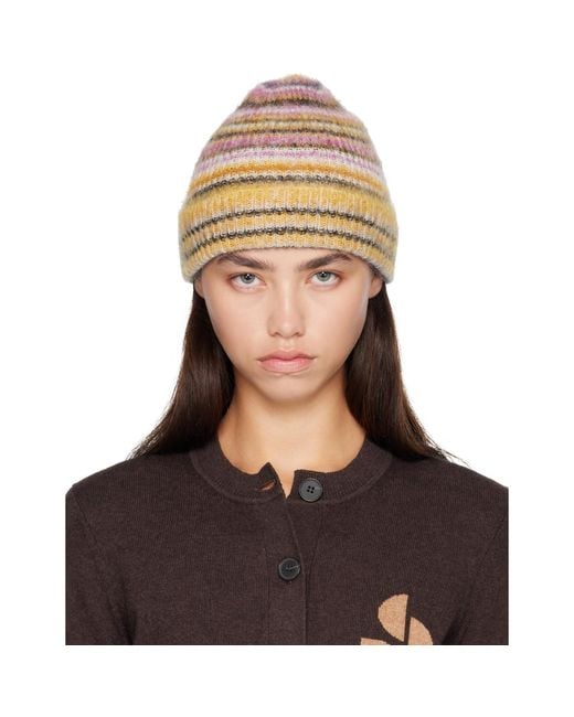 Isabel Marant Brown Morenne Mohair Beanie