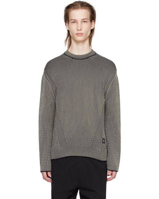 PS by Paul Smith Black Stripe Sweater for men