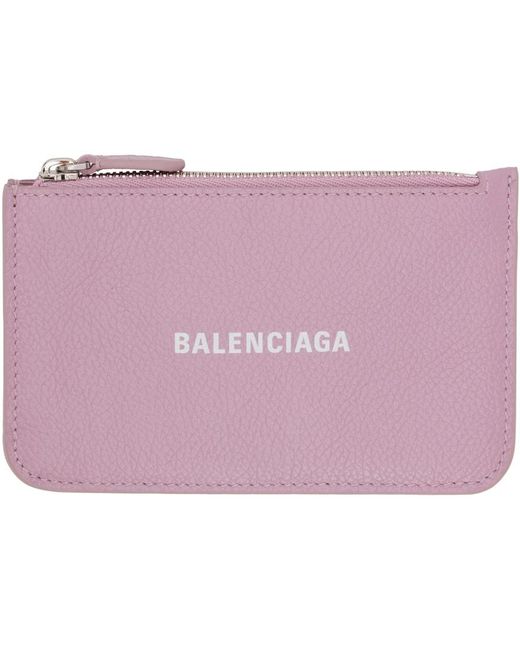 Balenciaga Pink Long Card Holder | Lyst Canada