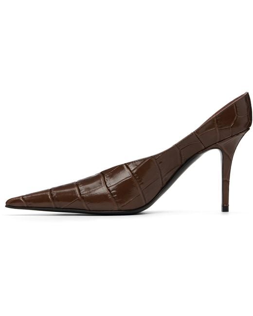 AMINA MUADDI Black Anok Mule 90 Heels