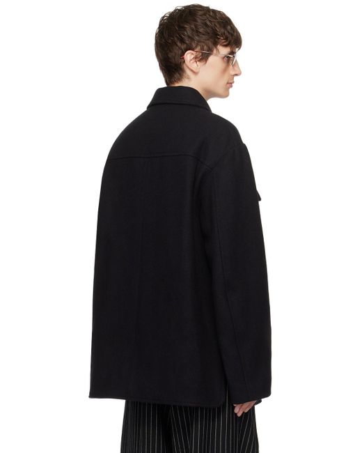 Dries Van Noten Black Vented Jacket for men