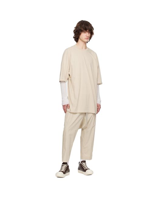 Rick Owens Natural Temple Jumbo S/S T-Shirt for men