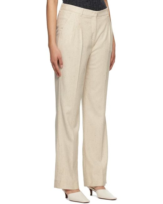 THE GARMENT Natural Taranto Trousers