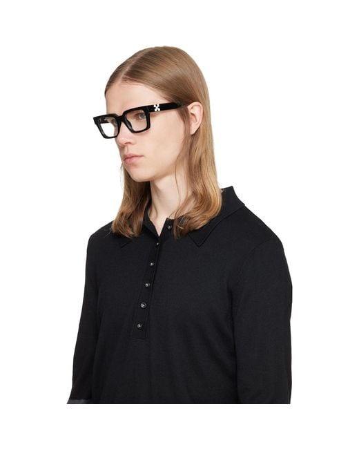 Off-White c/o Virgil Abloh Black Style 21 Glasses for men
