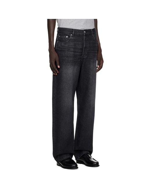 A.P.C. Black Straight Leg Jeans for men