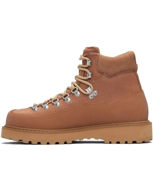 Diemme Black Tan Roccia Vet Gomma Boots for men