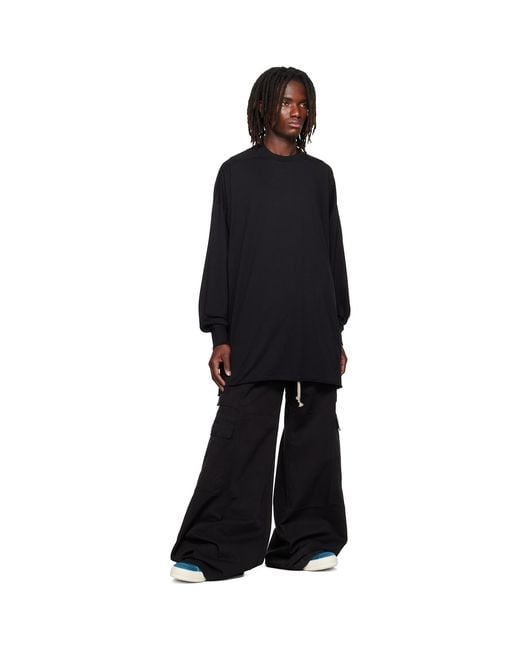 Rick Owens Black Tower Tommy Ls Sweatshirt for men