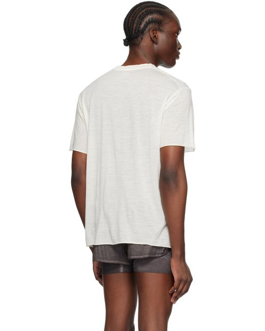 Satisfy Black Off- Crewneck T-Shirt for men