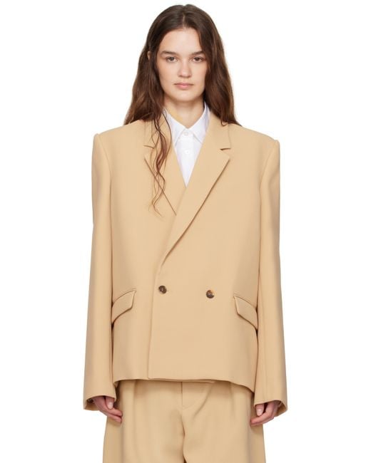 Wardrobe NYC Natural Hailey Bieber Edition Hb Blazer