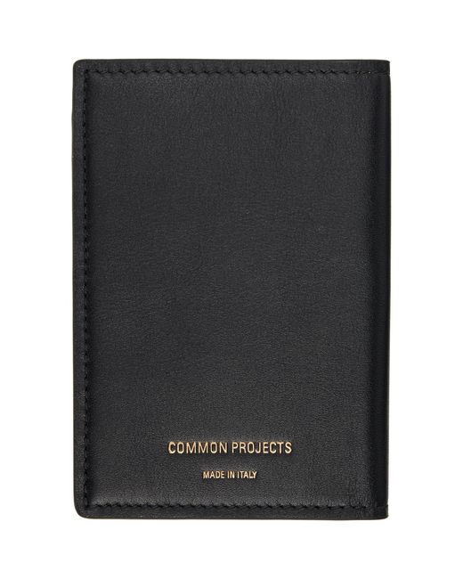 Common Projects Black Folio Wallet for men
