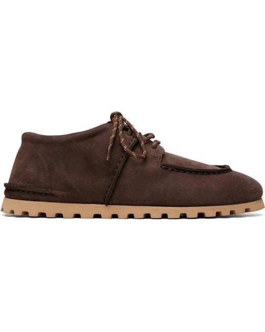 MARSELL Gomme Brown Pizzicarro Derbys for men