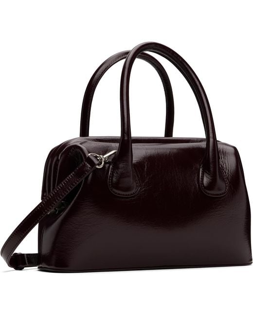 OSOI Black Burgundy Boat Brot Bag