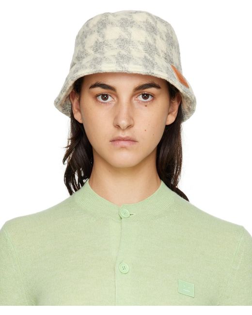 Adererror Green Off- Slant Bucket Hat