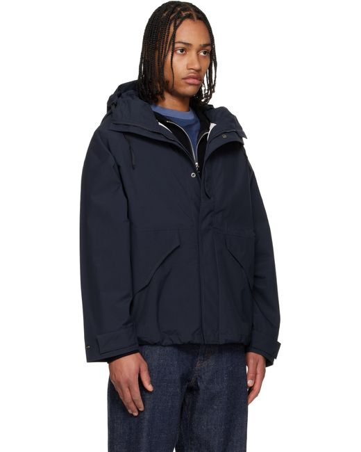 Nanamica 2L Nylon Gore-Tex Cruiser Jacket in Blue for Men | Lyst UK