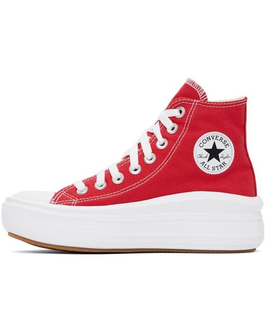 Converse Red Chuck Taylor All Star Move Sneakers
