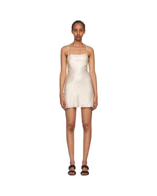 Third Form Black Off- Crush Bias Minidress