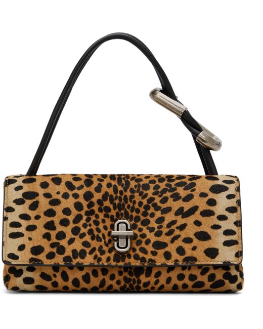Marc Jacobs Metallic 'The Cheetah Haircalf Mini Dual' Bag