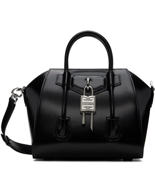 Givenchy Black Antigona Lock Mini Bag