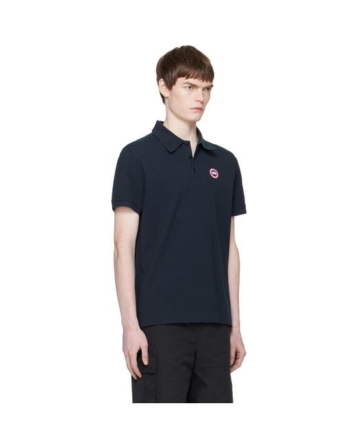 Canada Goose Black Beckley Polo for men