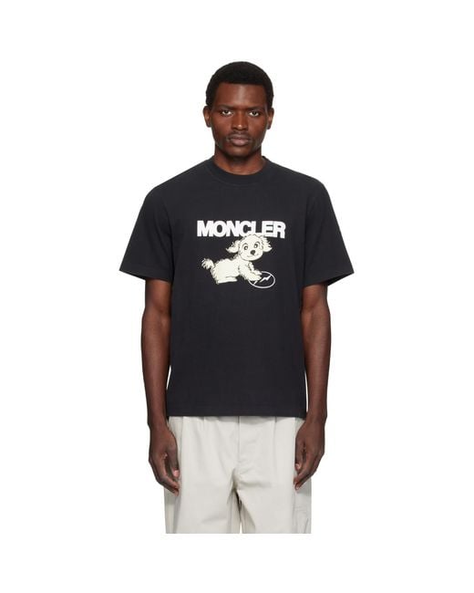 Moncler Genius Black Moncler X Frgmt Dog T-Shirt for men