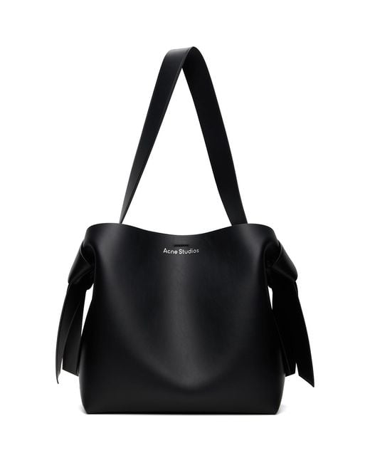 Acne Black Musubi Midi Shoulder Bag