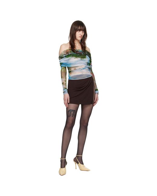 Christopher Esber Multicolor Wrapped Mini Skirt