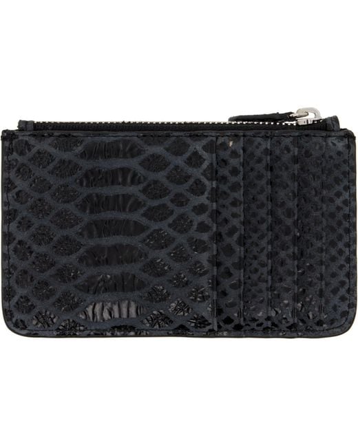 Vivienne Westwood Black Half Moon Card Holder for men