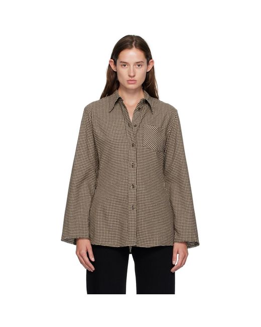 Our Legacy Brown Daisy Shirt