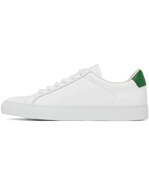 Common Projects Black White Retro Low Sneakers for men