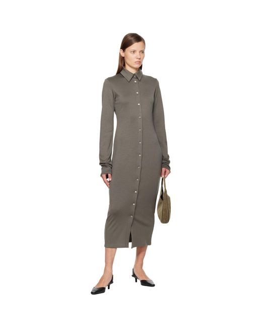 Rier Black Polar Midi Dress