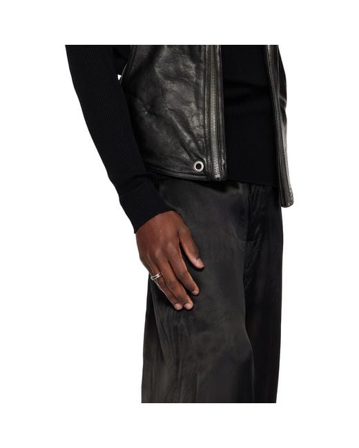 Rick Owens Metallic Hollywood Concordians Grill Ring for men