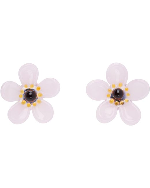 Alaïa Pink Bloom Earrings