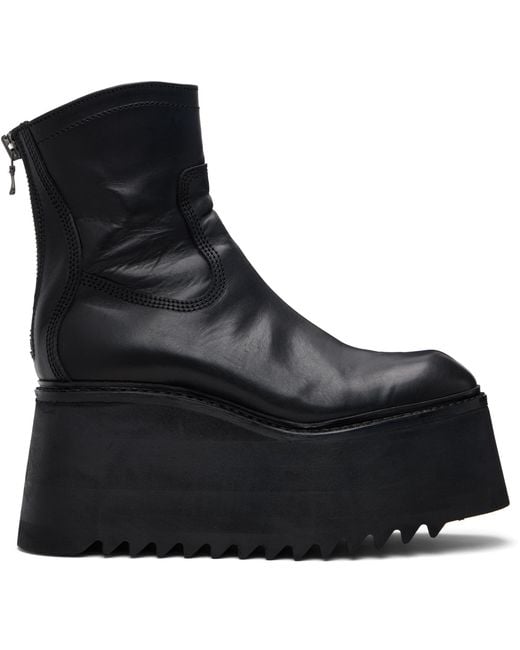 Julius Black Engineer Talos Boots for men