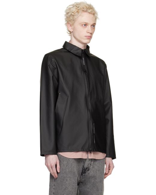 Stutterheim Black Notting Hill Jacket for men
