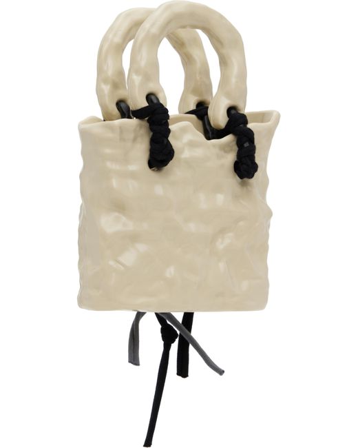 メンズ OTTOLINGER Ssense限定 ベージュ Signature Ceramic バッグ Black