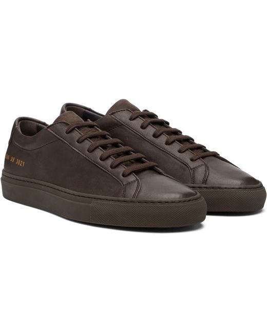 Common Projects Black Achilles Premium Sneakers for men