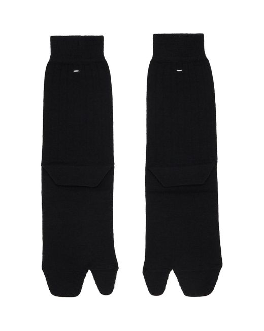 Maison Margiela Black Tabi Socks