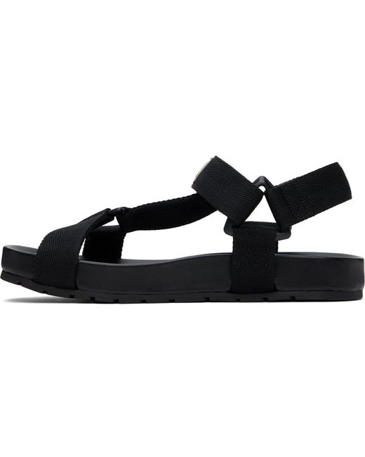 Bottega Veneta Black Trip Sandals for men
