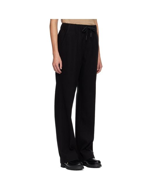 Moncler Black Logo Sweatpants