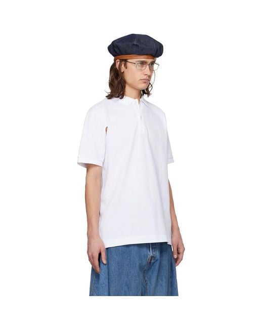 Bless White Polo-Air Polo for men