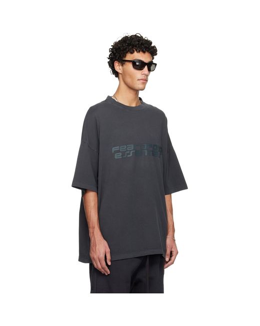 Fear Of God Black Holiday 90S T-Shirt for men