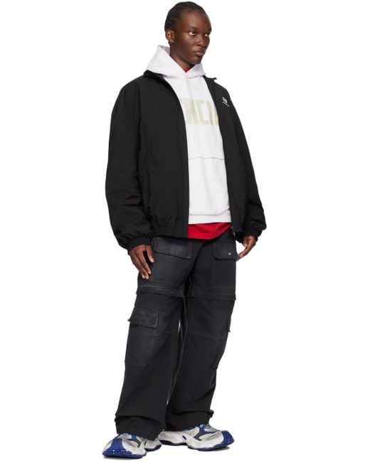 Balenciaga Unity Sports Icon Jacket in Black for Men | Lyst