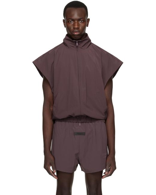 Fear Of God Purple Zip Vest for men