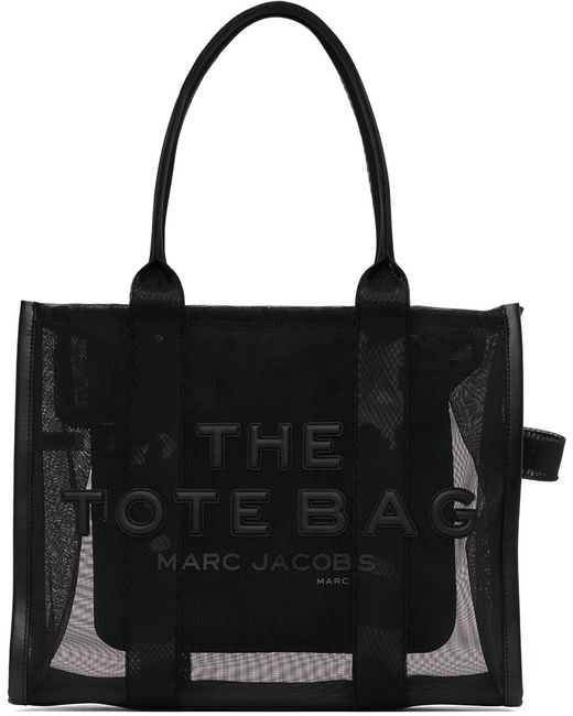Marc Jacobs Black Large Mesh 'the Tote Bag' Tote
